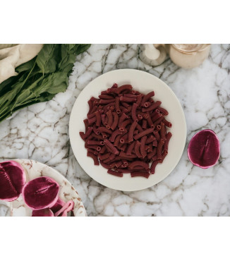 Frischei-Rigatoni mit Roter Beete