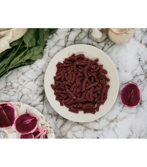 Frischei-Rigatoni mit Roter Beete